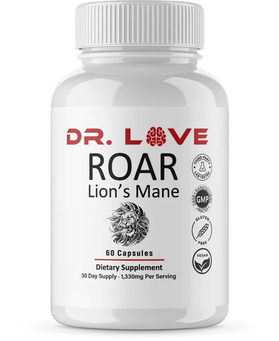 Two capsule daily routine for Dr. Love’s Lion’s Mane