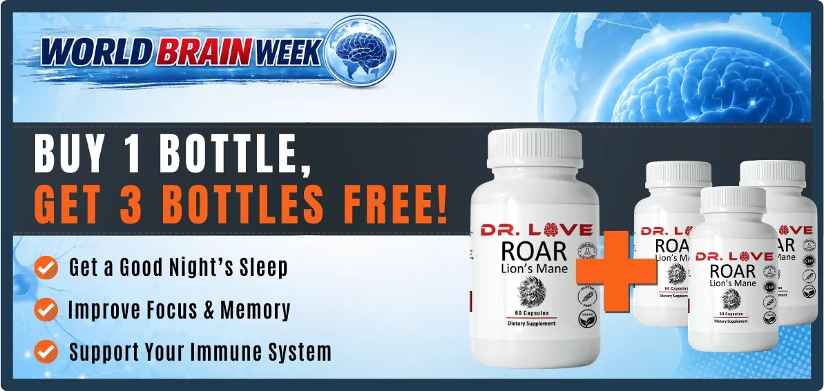 Official discount offer for Dr. Love’s Lion’s Mane