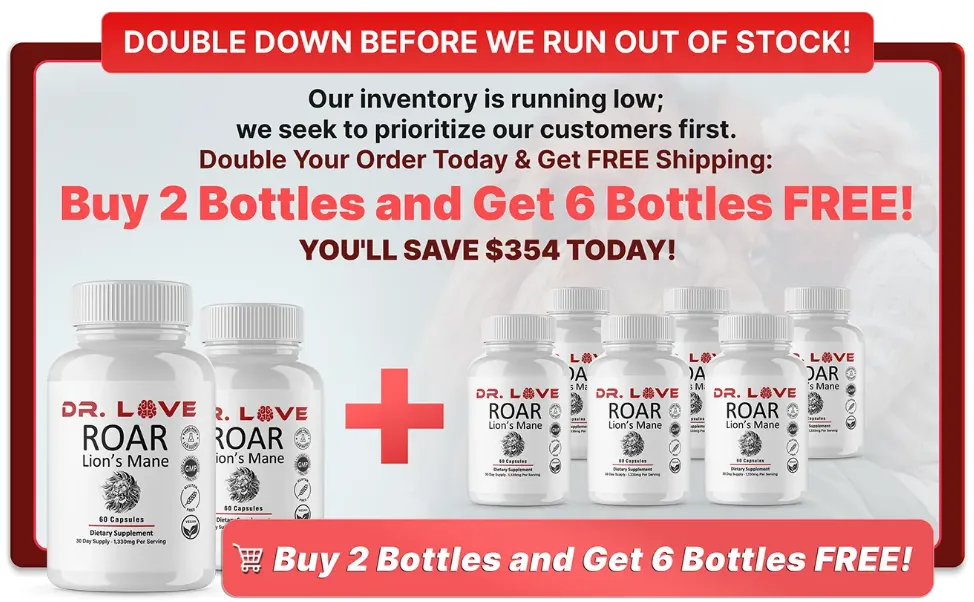 Official discount offer for Dr. Love’s Lion’s Mane
